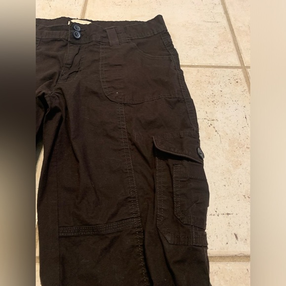 Urban Life Dark Brown Capri Cargo Pants - Size 7/8 - Picture 4 of 8